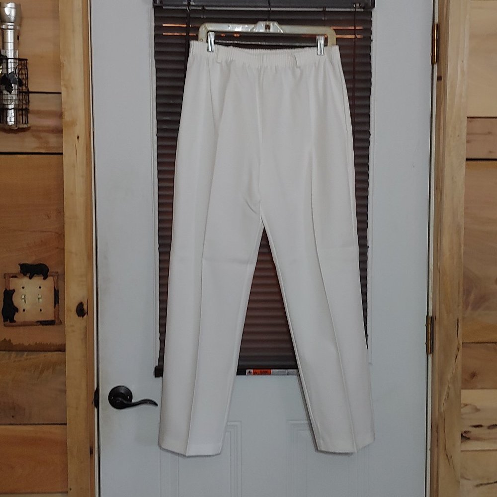 Cantada womans white polyester pants   plus size 34